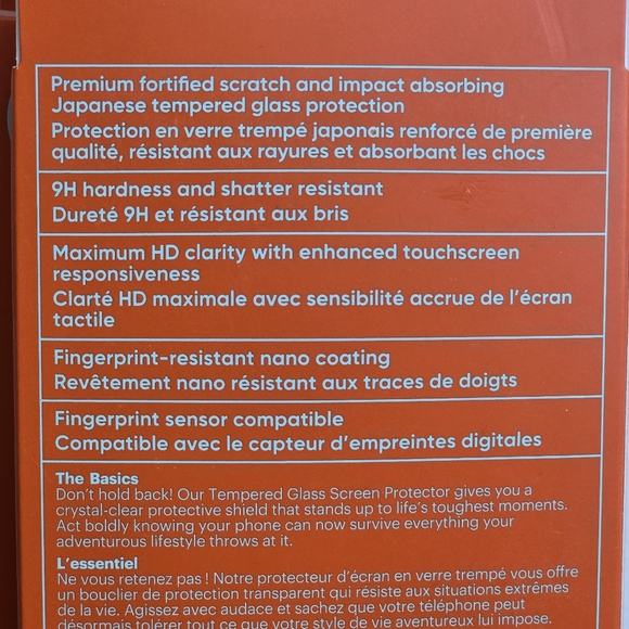 onn. Tempered Glass Screen Protector Galaxy Samsung S22 Ultra. NEW IN BOX (2) - Picture 3 of 3